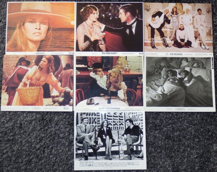 Raquel Welch - (September 5, 1940–February 15, 2023) - 7 Original Lobby Cards - Movie stills from Raquel Welch (1970-1975)