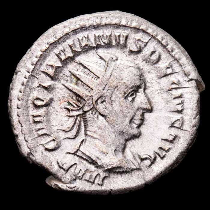 羅馬帝國. 德西烏斯 (AD 249-251). Antoninianus Rome mint, AD 249-251. GENIVS EXERC ILLVRICIANI  (沒有保留價)