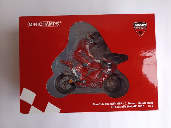 Minichamps 1:12 - 1 - Modelmotorcykel - Ducati Desmosedici - MotoGP