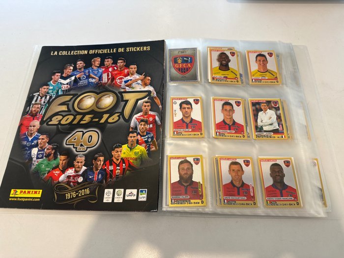 Panini - Foot 2015/16 Ligue 1 - 1 Empty album + complete loose sticker set