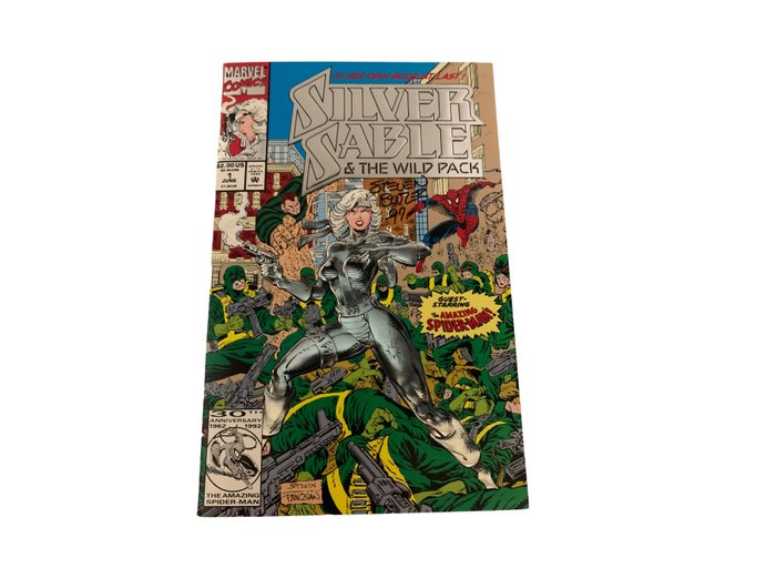 Silver Sable and the Wild Pack #1 - Signed by Steven Butler - 1 Comic - Första upplagan - 1992/1992