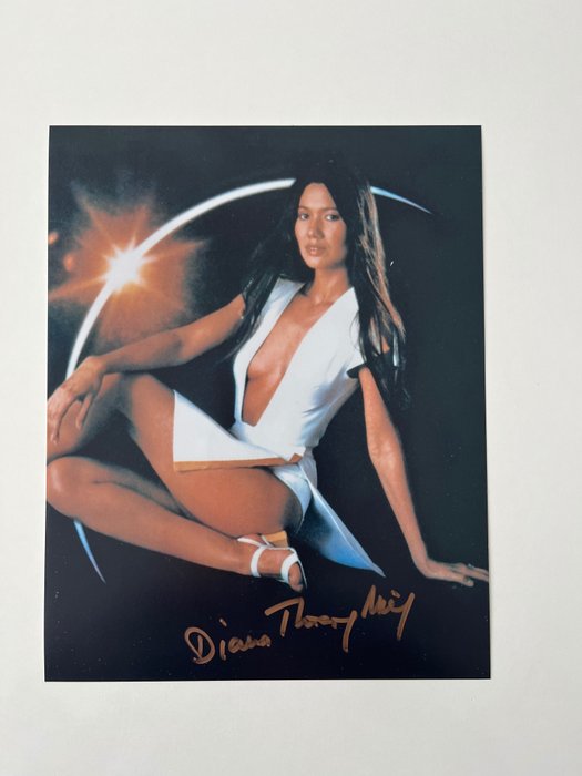 James Bond 007: Moonraker, Diane Thierry-Mieg as "Drax perfect girl" handsigned photo with b´bc holographic COA