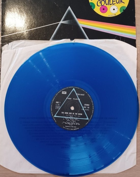 平克·佛洛伊德 - Dark Side of the Moon-Limited edition-Blue vinyl - LP - 彩色唱片 - 1978
