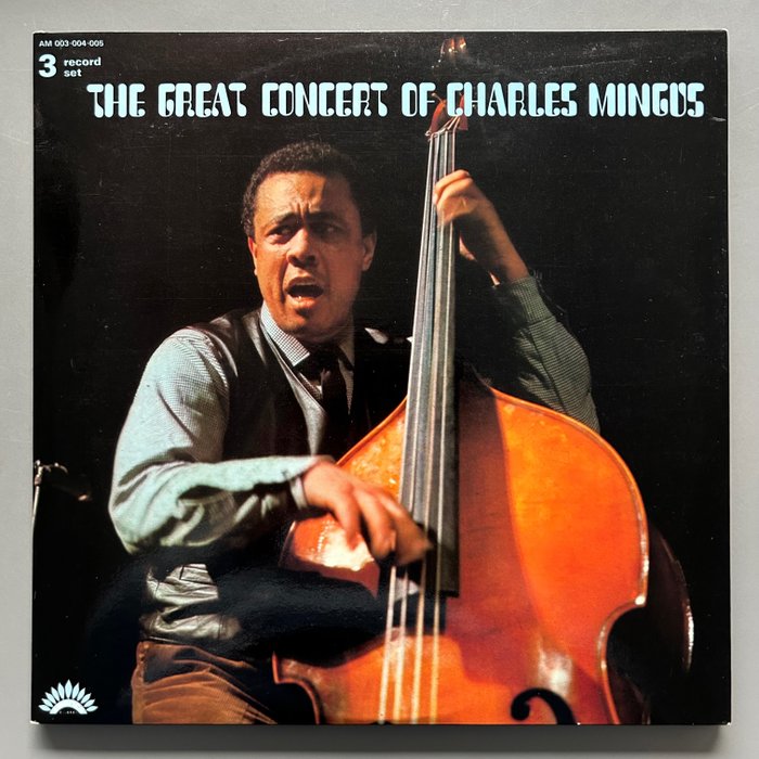 Charles Mingus - The Great Concert (1st pressing, 3-Lp Trifold) - 單張黑膠唱片 - 第一批 模壓雷射唱片 - 1970