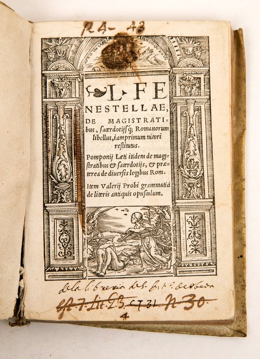 Lucius Fenestella - De magistratibus, sacerdotiisq[ue] Romanorum libellus, iamprimum nitori restitutus - 1527