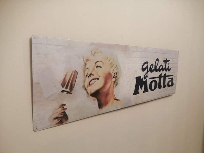 Gelati Motto - 广告标牌 - 金属