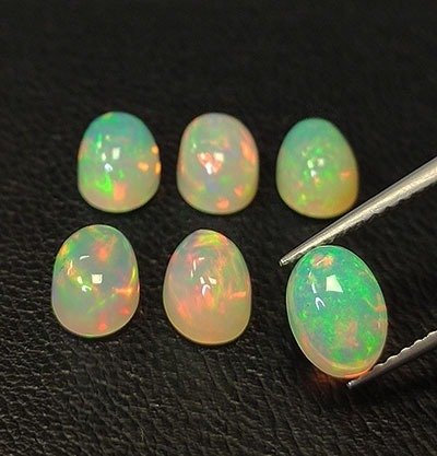 6 pcs - Gra kolorów Opal - 4.60 ct