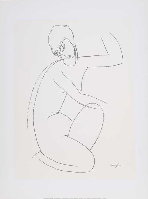 Amedeo Modigliani (after) - Nude Study 1