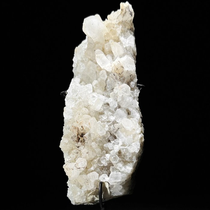 无底价 - 精美的水晶石英 定制支架上的水晶簇 - 高度: 24 cm - 宽度: 8 cm- 1900 g - (1)