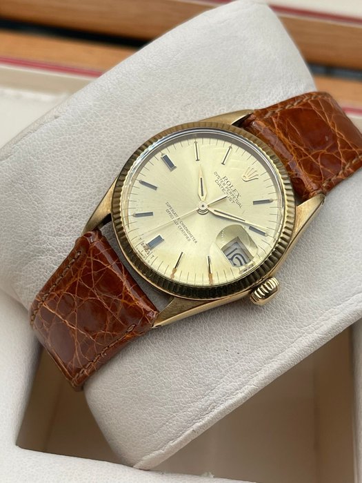 Rolex - Oyster Perpetual Datejust 18K yellow gold - "NO RESERVE PRICE" - 沒有保留價 - 6627 - 中性 - 1960-1969