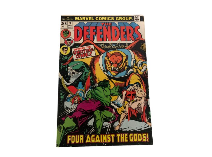 Defenders #3 - Signed by Steve Englehart - 1 Comic - Ensipainos - 1972