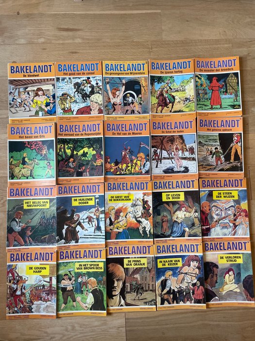 Bakelandt 1 t/m 96 minus 28, 35, 42, 76, 77, 88 - Diverse titels - 90 Album - Erstausgabe - 1978/2006