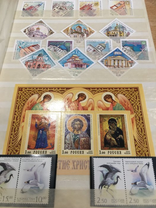 Russische Federatie 1990/2011 - Russische Federatie 1992/2011 - RUSLAND - Postfrisse collectie in albumzegels, vellen, blokken. Erg - Michel