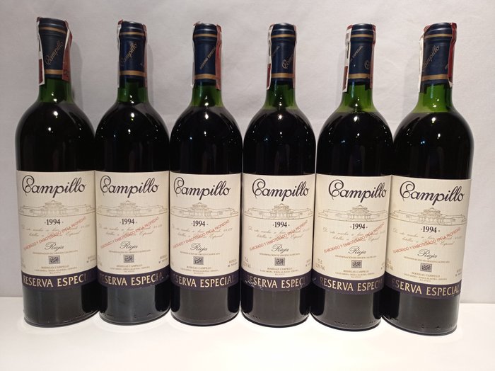 1994 Campillo - Rioja Reserva Especial - 6 Flaschen (0,75 l)