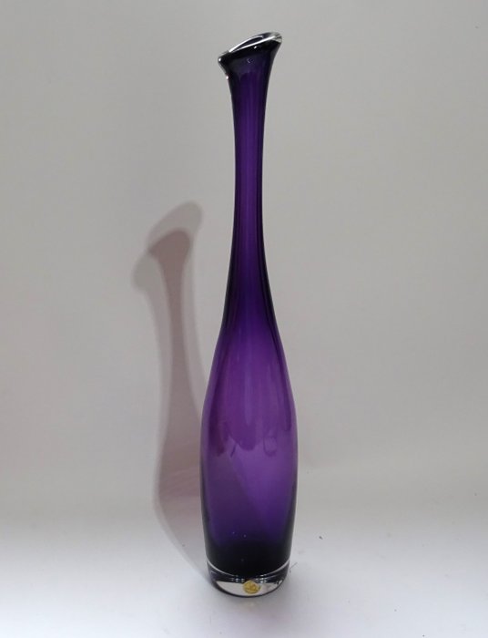 Glasfabriek Leerdam - Siem van der Marel - Vase -  Iris flaske  - Krystall
