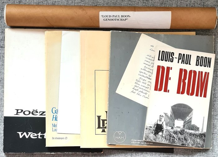 Louis Paul Boon - Lot met 8 items van en over Louis Paul Boon - 1967-1979