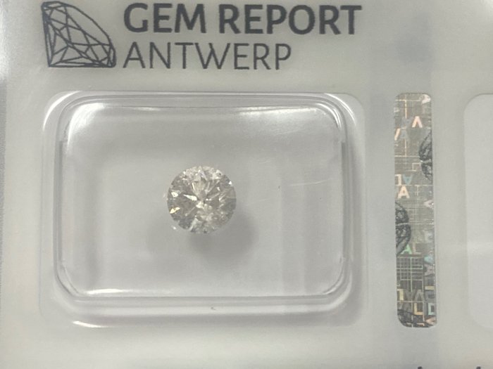 1 pcs Diamanten - 0.70 ct - Rund - G - I3 (Piqué), No reserve price