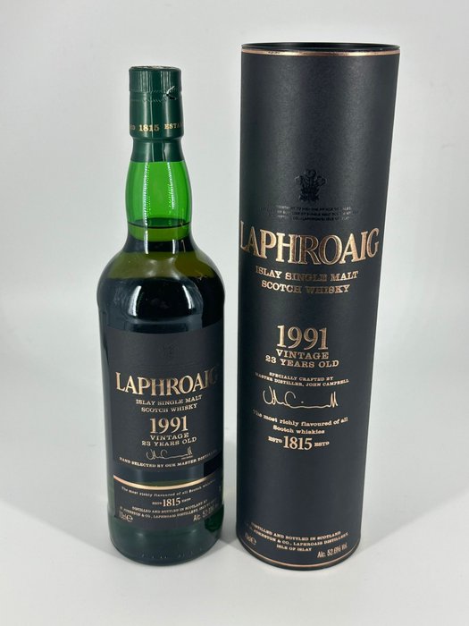 Laphroaig 1991 23 years old - Original bottling  - 700 ml