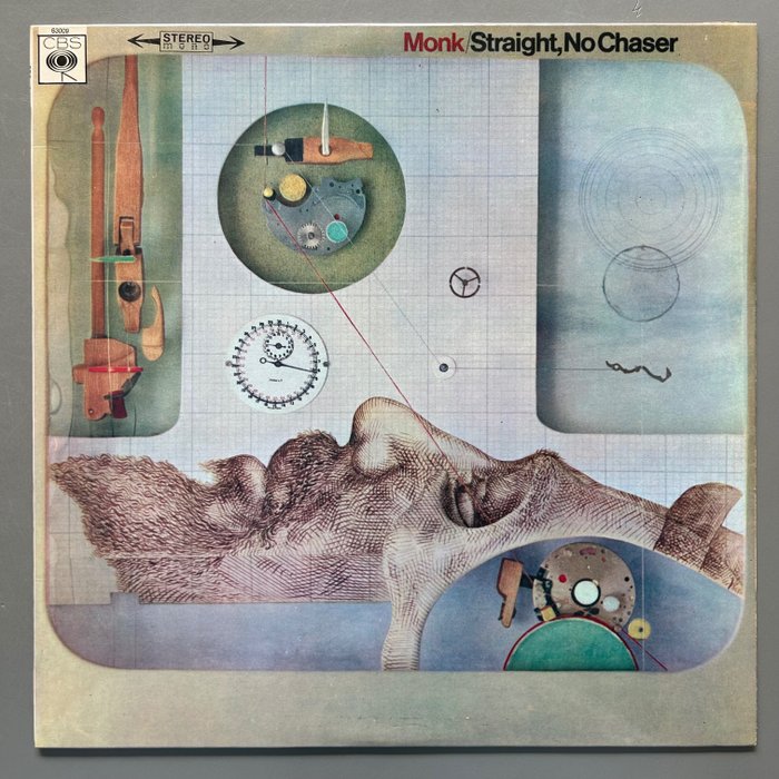 Thelonious Monk - Straight, No Chaser (1st Italian) - 單張黑膠唱片 - 第一批 模壓雷射唱片 - 1967