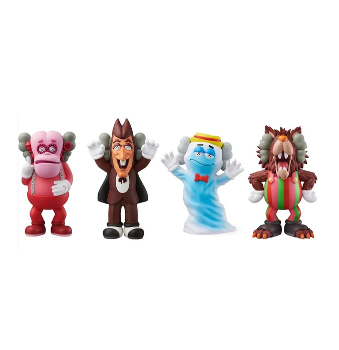 Kaws (1974) - Cereal Monsters Figurine Set