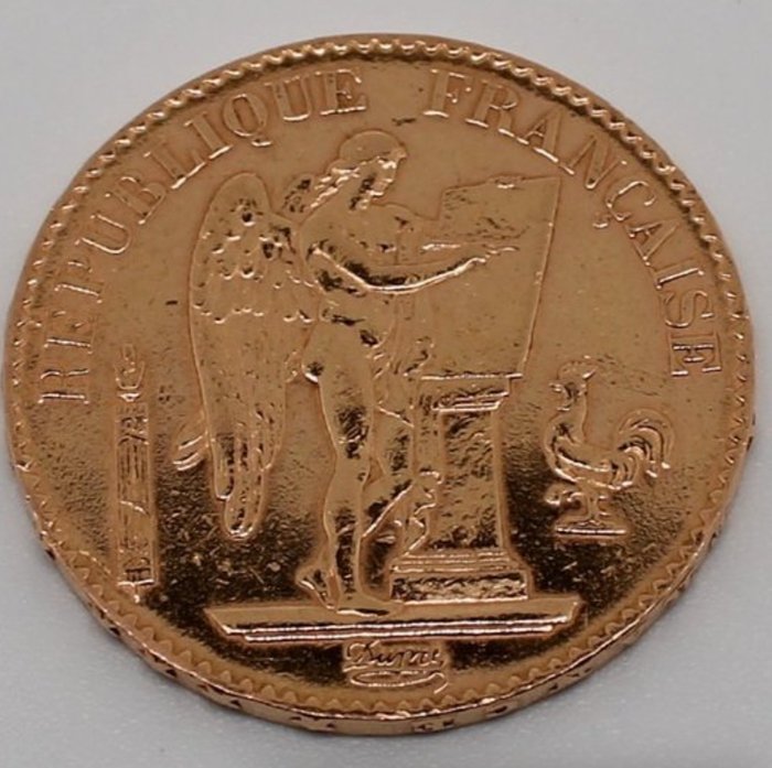法國. 20 Francs 1889 A - monnaie de paris