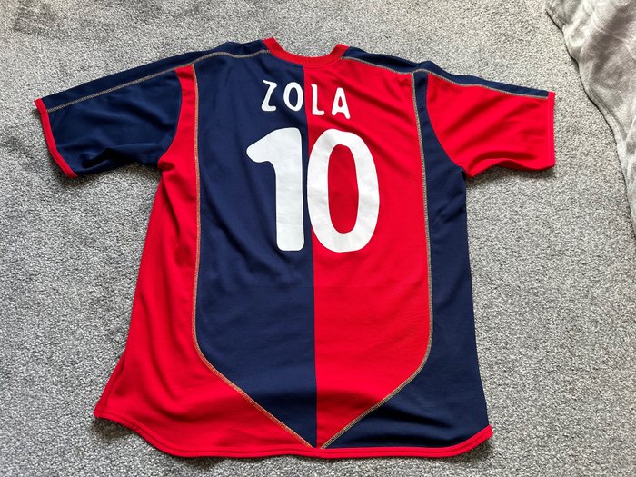 Cagliari - Zola - 2003 - Tricou de fotbal