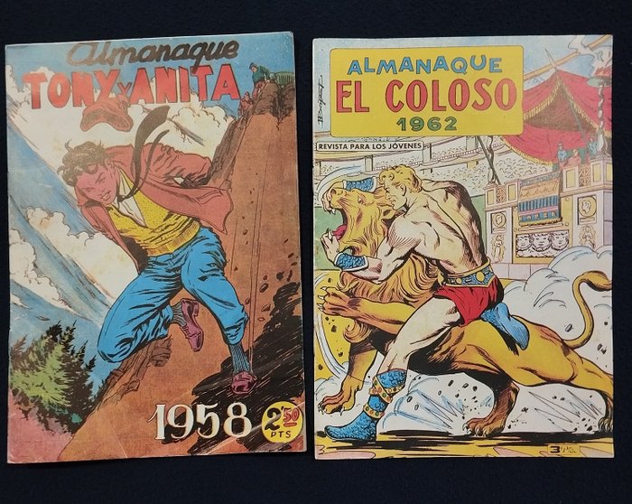 Almanaque el coloso / Almanaque Tony y Anita (Spanish) - 2 Comic - 1958/1962