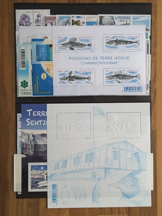 Französische Süd- und Antarktisgebiete (TAAF) 2014/2016 - 3 volle Jahre aktuelle Briefmarken - Yvert 686 à 794