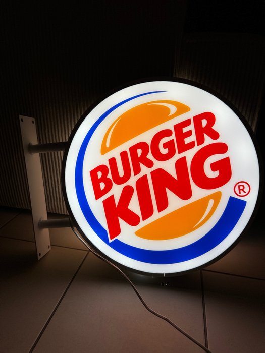 Burger King - Beleuchtetes Schild - Aluminium