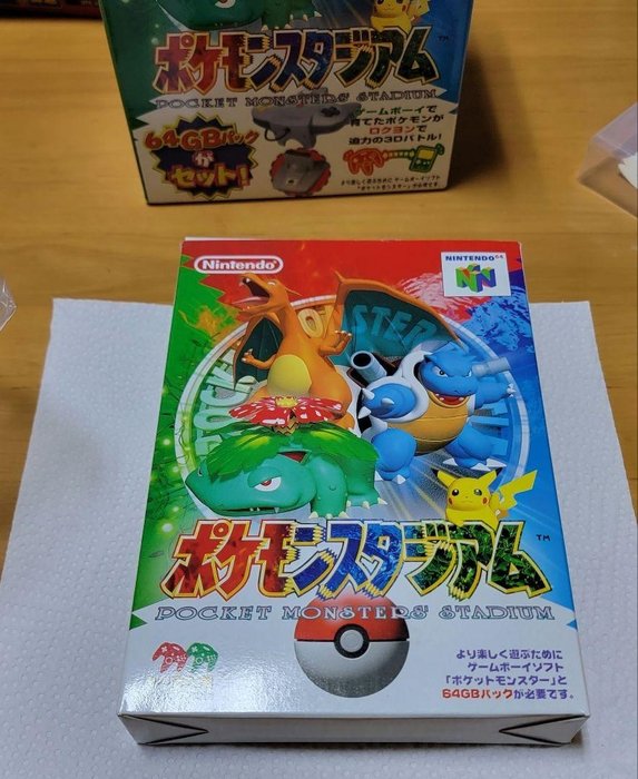 Nintendo - Set nintendo 64 pokemon stadium gameboy accessories in original box good condition - Nintendo 64 - Videogioco (2) - Nella scatola originale