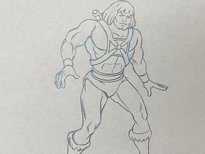 He-Man and the Masters of the Universe - 1 Original animationsteckning (1983)