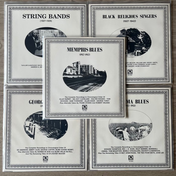 Various Artists/Bands in Blues - 多位藝術家 - 多個標題 - 黑膠唱片 - 1987