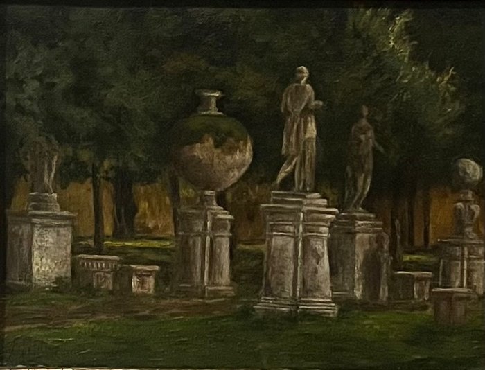 Filiberto Petiti (1845-1924), Attr. a - Villa Borghese (Roma)