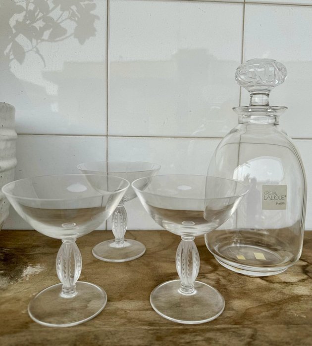 Lalique - Alkoholijuoma-astiasto - Kristalli