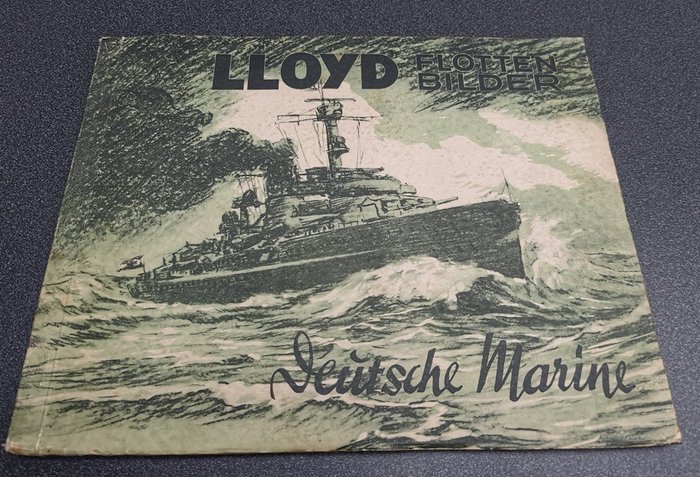 Deutschland - Lloyd Flottenbilder Deutsche Marine Kaiserzeit vor 1918 Sammelbilderalbum komplett - 1930
