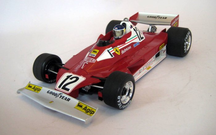 MCG 1:18 - 1 - Modelracerbil - Ferrari 312 T2 B #12 Carlos Reutemann - Grand Prix Sweden 1977 - Begrænset udgave