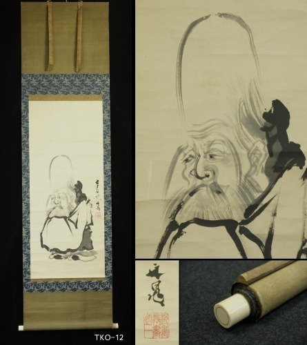 Jurōjin 寿老人 - Meiji period - After Tani Bunchō 谷文晁 (1763-1841) - 日本 - Meiji period (1868-1912)  (没有保留价)