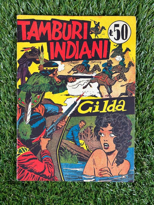 Tamburi Indiani - Gilda n. 5 - Collana "Il Picchio" - 1 Album - Prima ediție - 1956