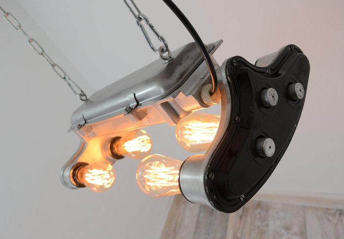 POLAMP - 吊灯 - 人造树胶, 塑料, 钢, 铝