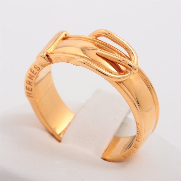 Hermès - Gullplattert - Skjerf-ring