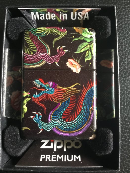 Zippo - Zippo 2023 Japanse draak Premium 540 - Öngyújtó - Acél
