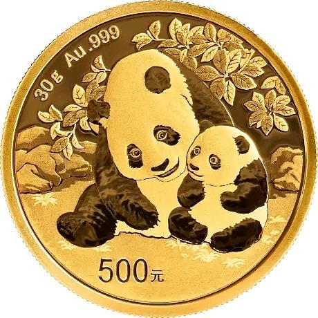 Cina. 500 Yuan 1 oz 2024 - Panda