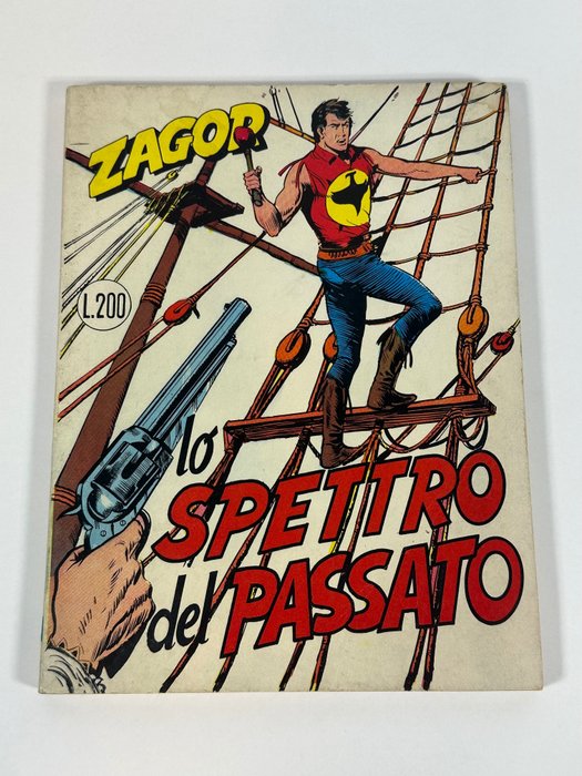 Zagor n. 91 - "Lo spettro del passato" - Zenith Gigante - epis. n. 40 - 1 Comic - Første utgave - 1968