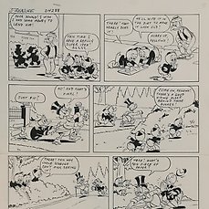 Antoni Gil Bao - 1 Original page - Donald Duck - Shipyard Chores - D  4288 Comic Art