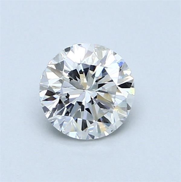 1 pcs Diamante - 0.73 ct - Rotondo - F - VS2