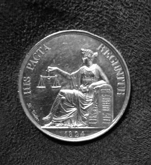 Frankreich. Medaille 1824 Chambre des notaires de l’arrondissement de Rheims  - R2  (Ohne Mindestpreis)