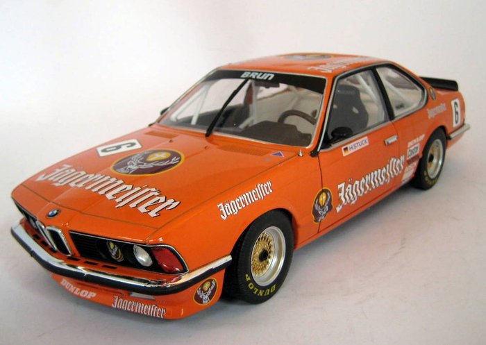 Solido 1:18 - Miniatura de carro desportivo - BMW 635 CSI #6 H.Stuck - European Touringcar Champion 1984 (Jägermeister) - Edição limitada