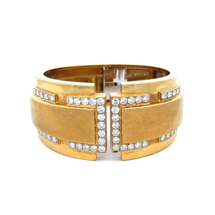 Armband - 18 karaat Geel goud -  5.00 tw. Diamant  (Natuurlijk) 