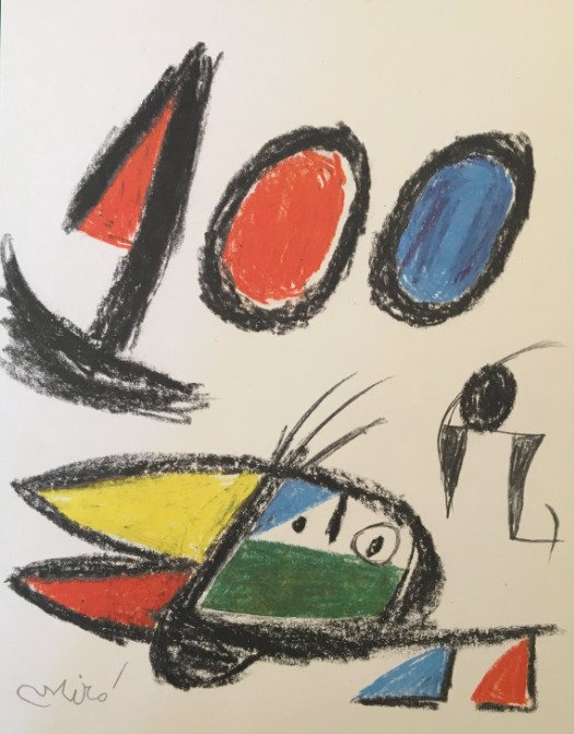 Joan Miro (1893-1983) - Il numero "100"