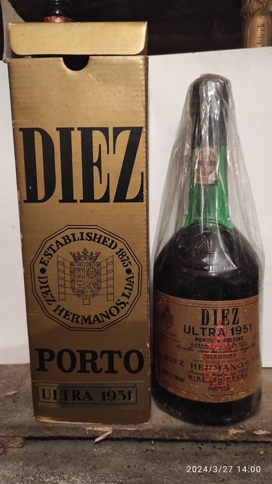 1951 Diez Ultra - 杜罗 Colheita Port - 1 Bottle (0.75L)